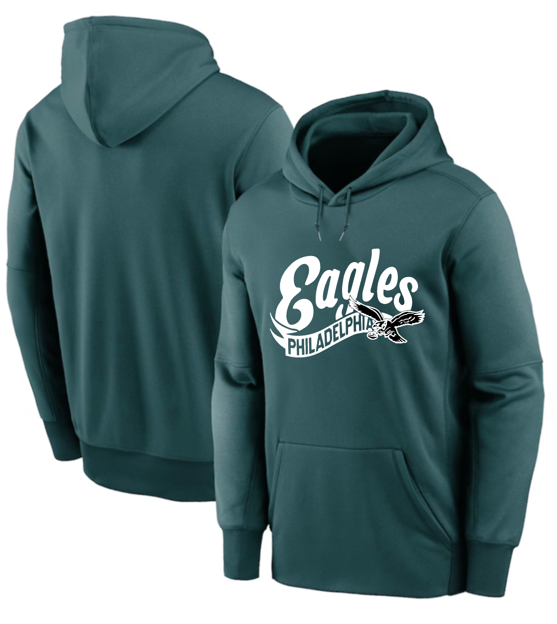 Men 2025 Philadelphia Eagles green hoodie style 9